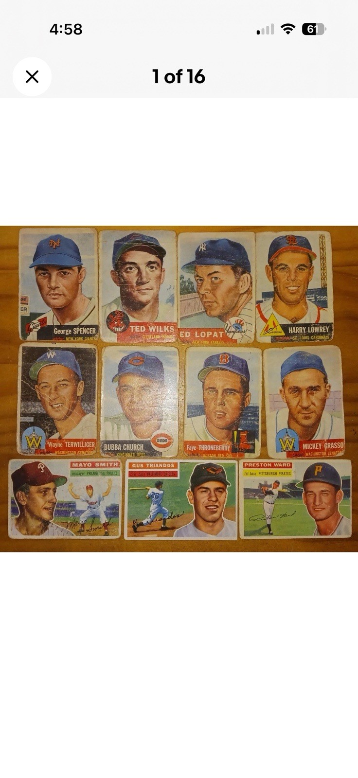 1953-1973 Topps Huge Lot of 1,170 Cards from 19 Different Sets mostly low-grade