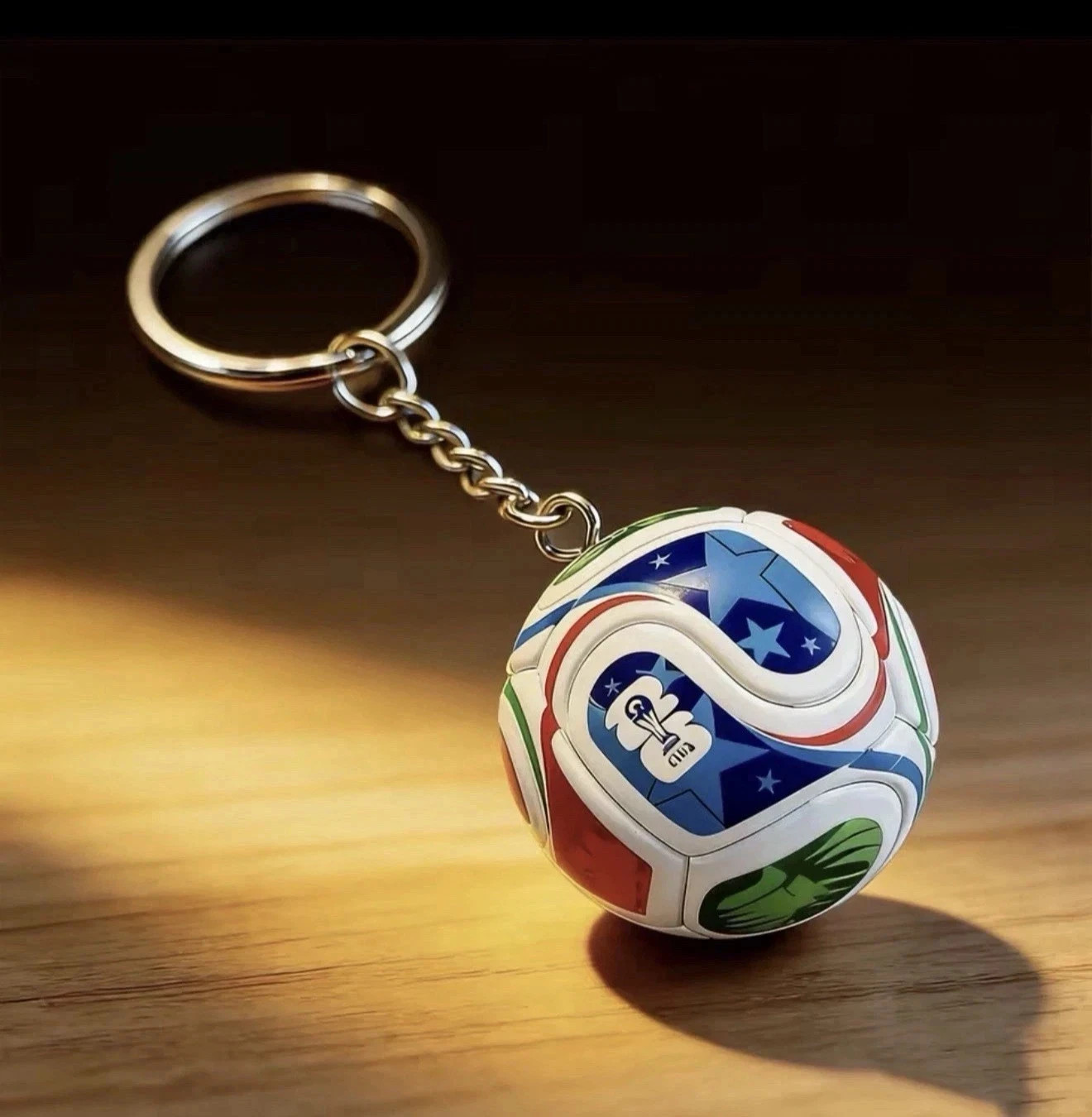 FIFA 2026 World Cup Mini Soccer Ball Keychain – FIFA Trionda – 1.5” Firm