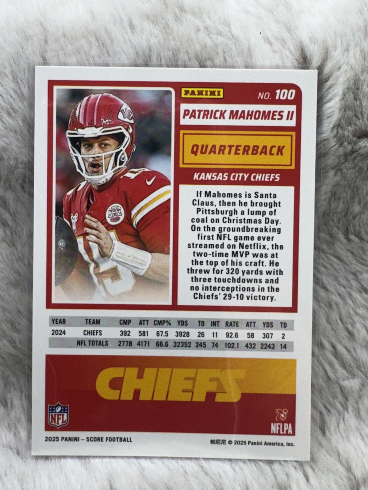 2025 Score-A-Treat #100 Patrick Mahomes II