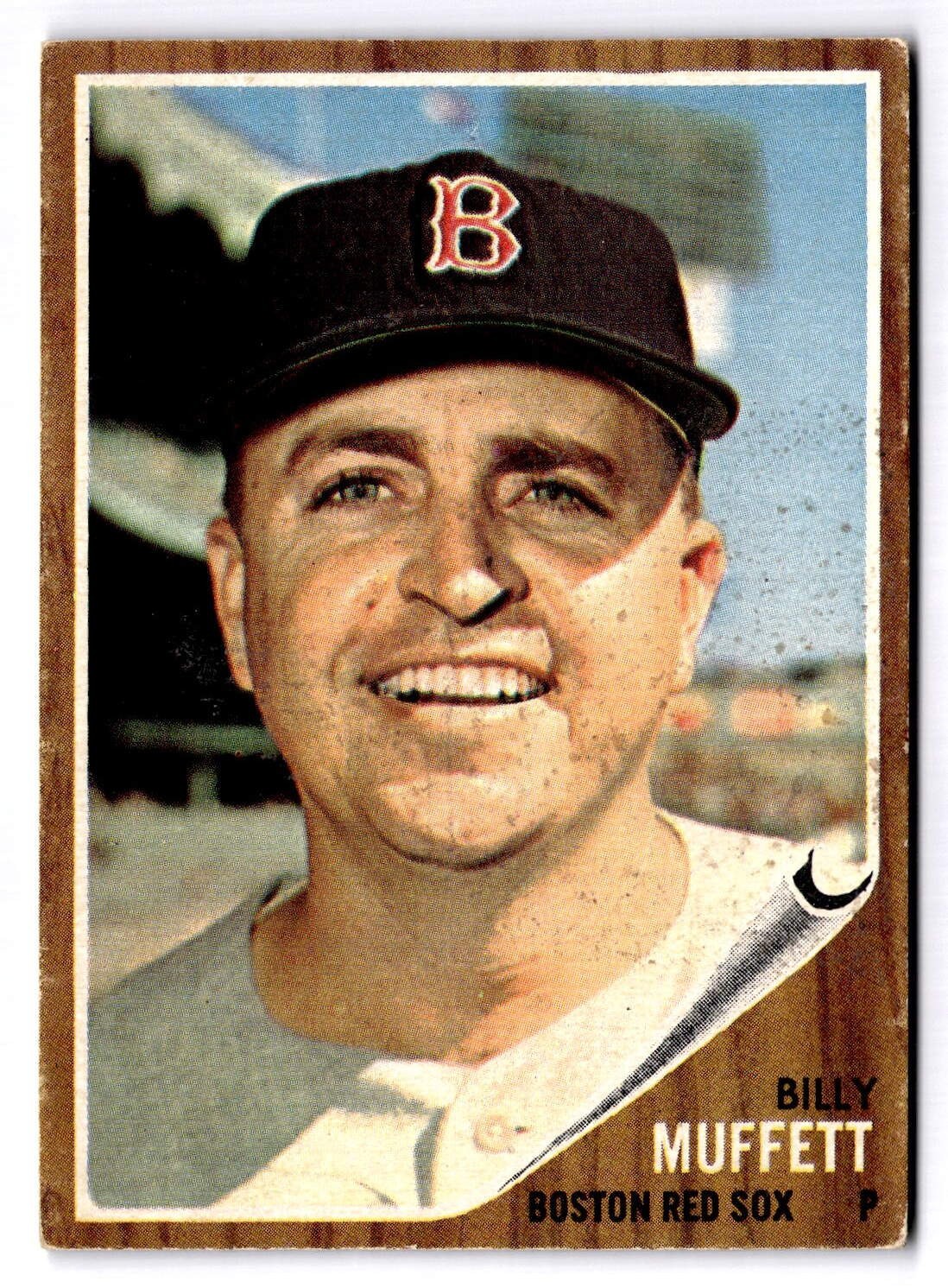 1962 Topps Billy Muffett #336 * Low Grade * High Res Scan *