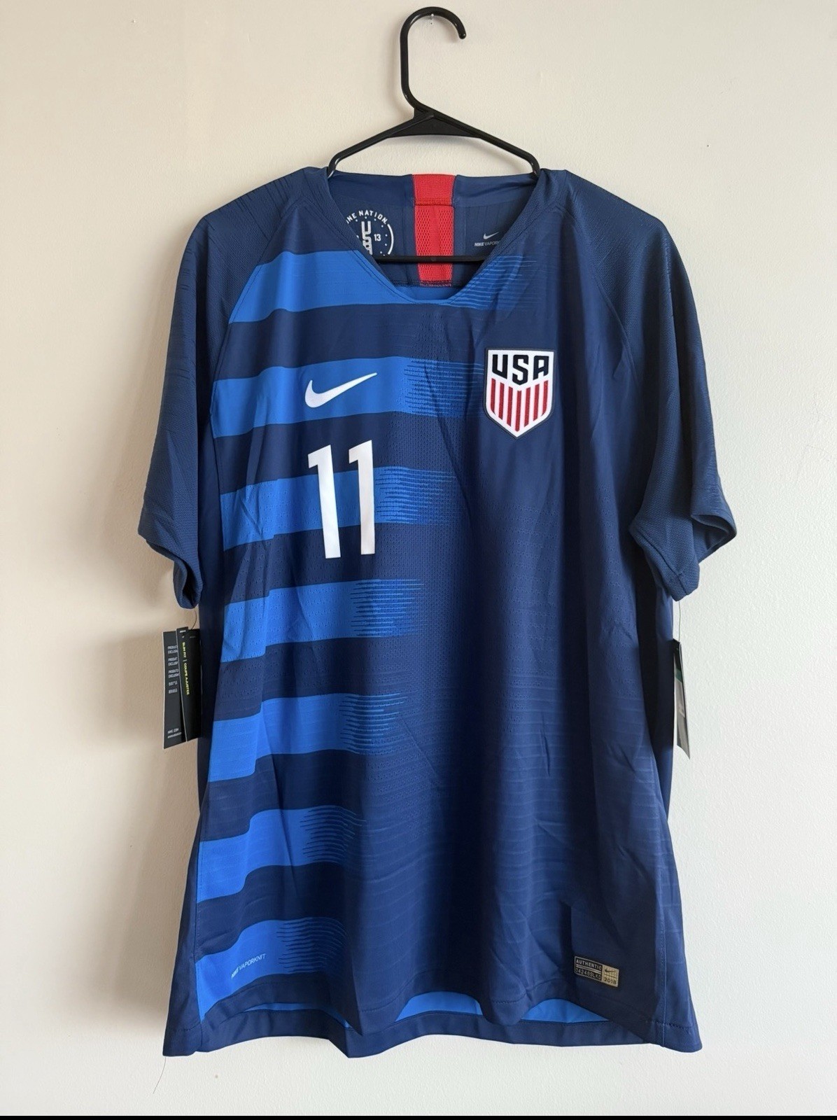 U.S. Timothy Weah 2018 Away Jersey – Size XL
