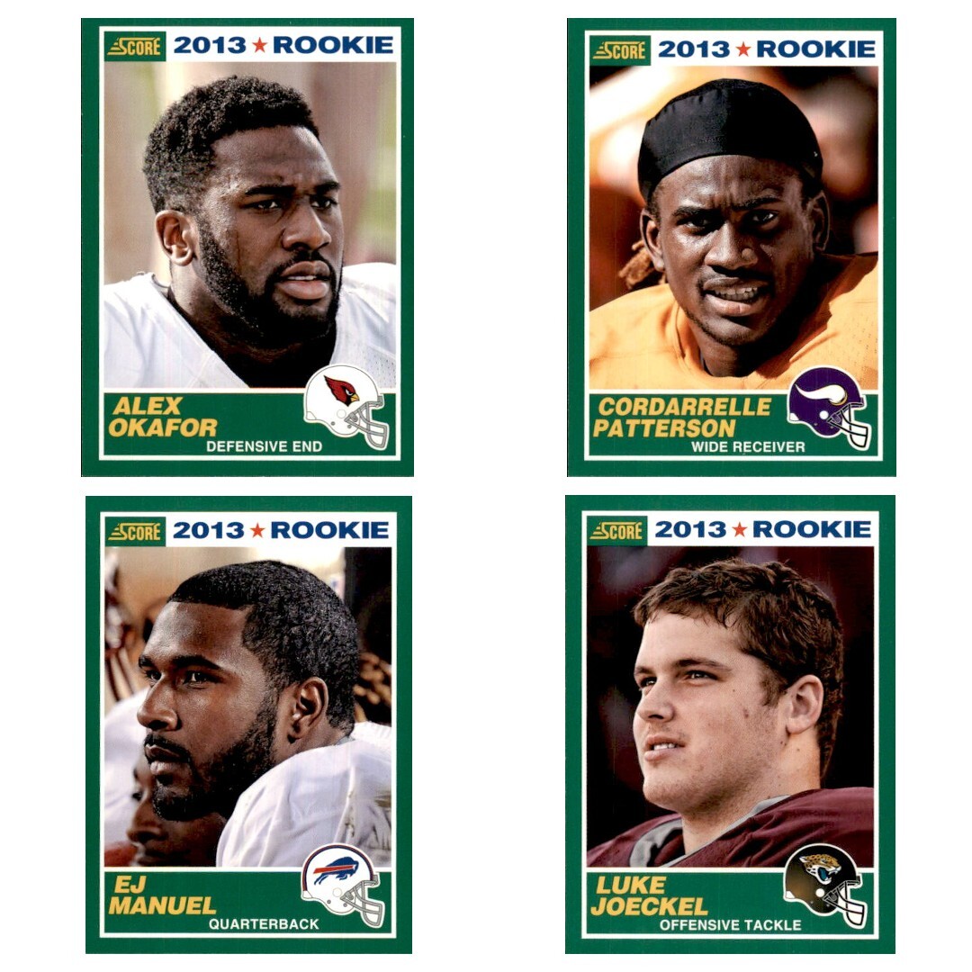 2013 Panini Score Football Rookies 331 to 399 Choose Your Cards Multi Discounts