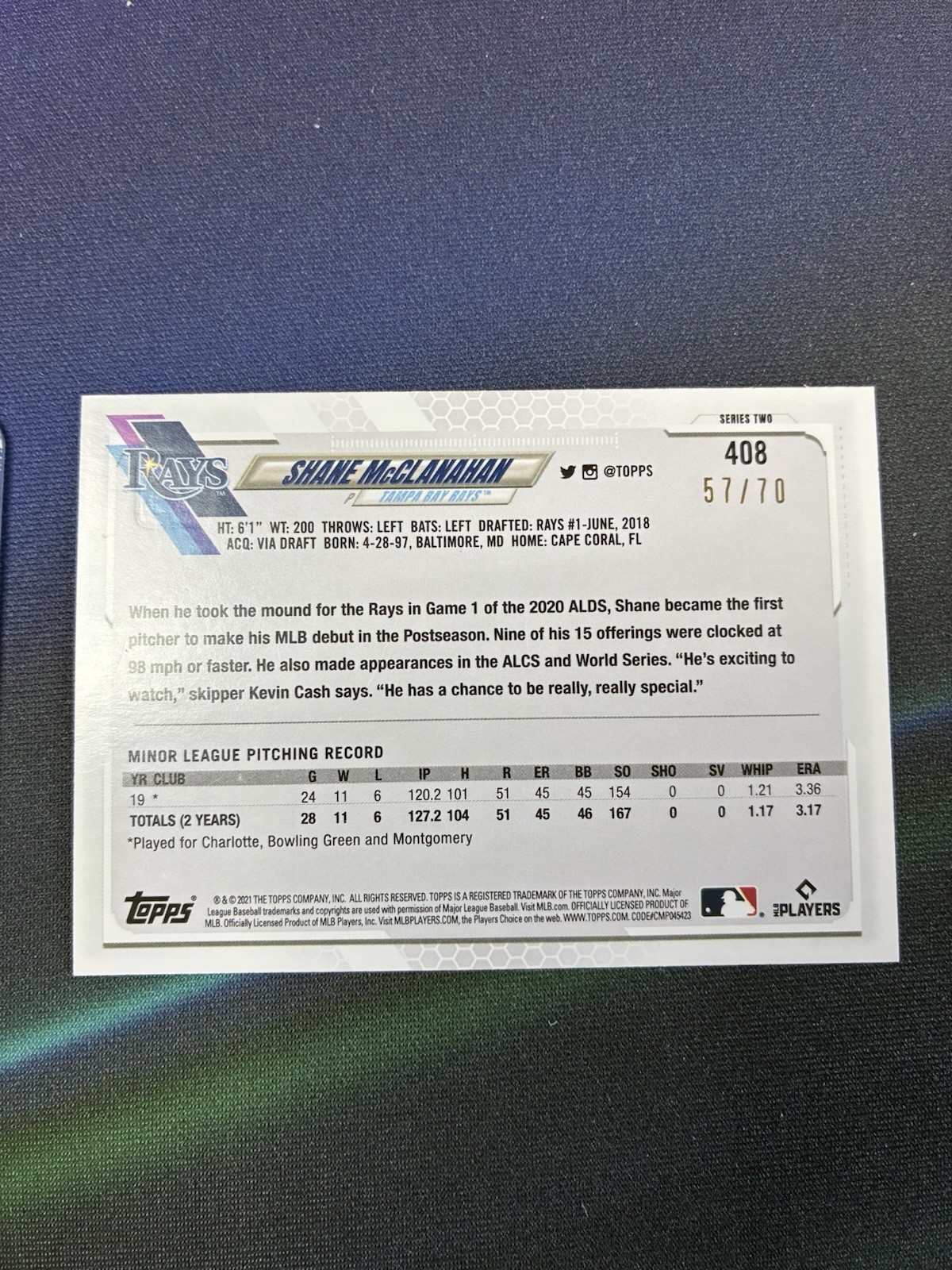 2022 1st Bowman Chrome Jackson Chourio Mojo Refractor Rookie #BCP-79 RC Brewers