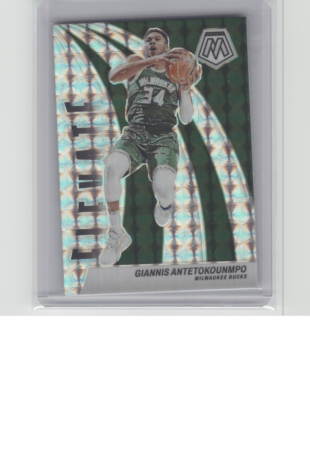 2023-24 Panini Mosaic #12 Giannis Antetokounmpo Elevate Mosaic B33R3C5