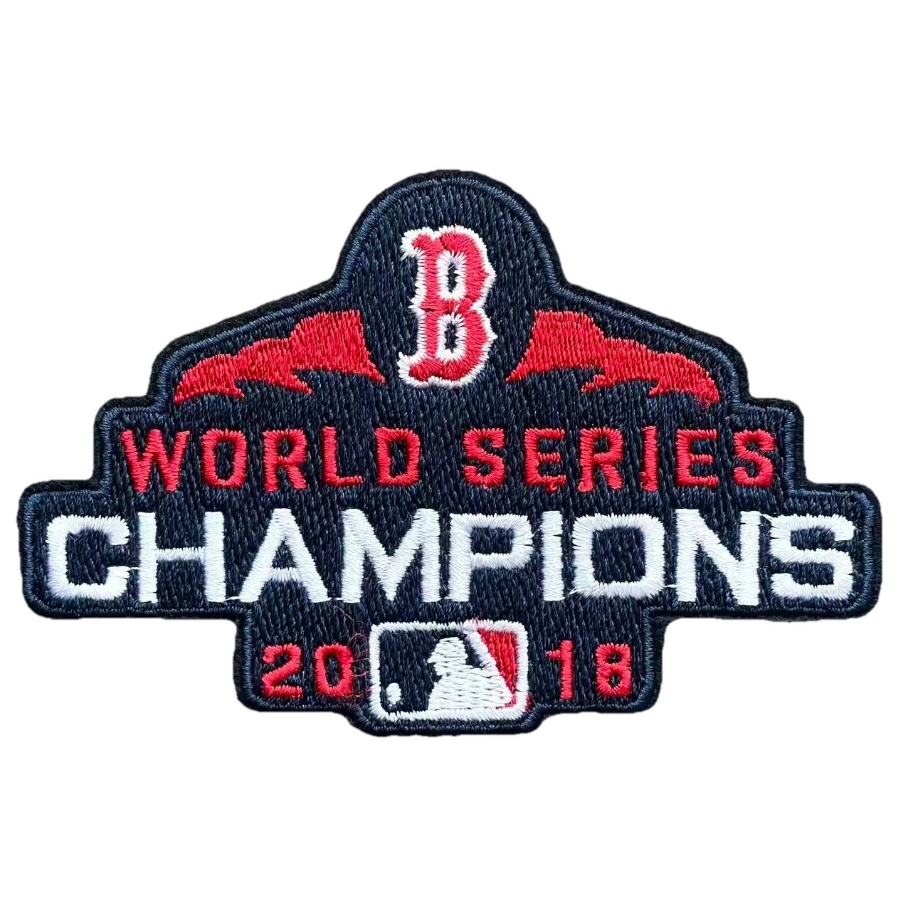 Boston Red Sox 2018 World Series Champions Patch MLB Iron On Sew On 4.5″x3″ NEW