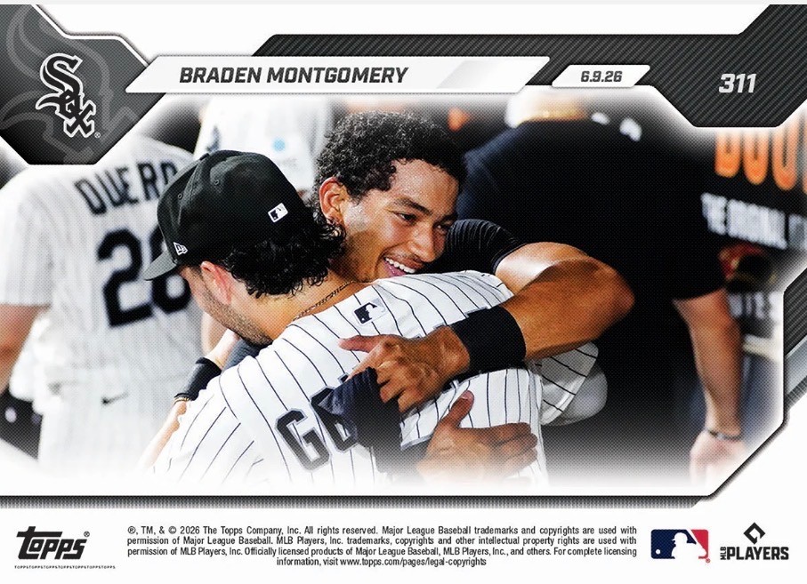 💥2026 Topps Now #311💥BRADEN MONTGOMERY Walk Off MLB Debut – Presale