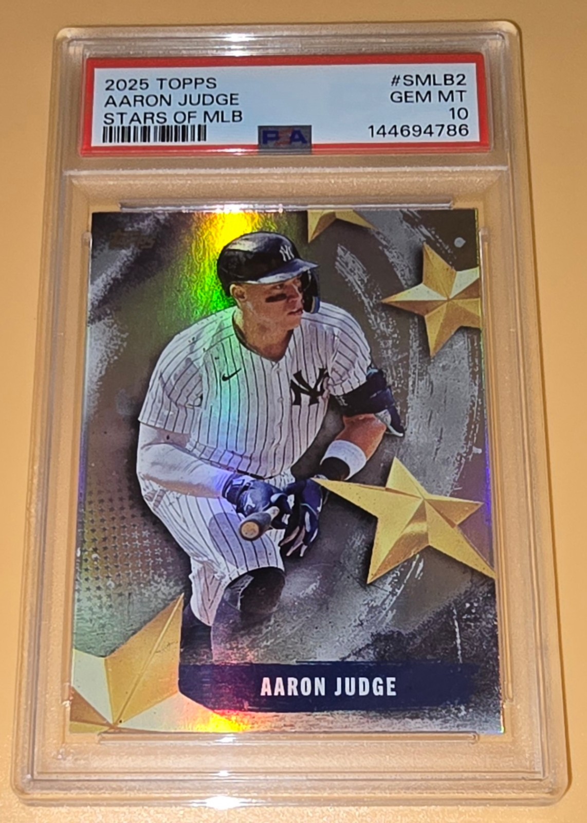 Aaron Judge PSA 10 2025 Topps Stars of MLB SMLB2 New York Yankees Fastest To 300