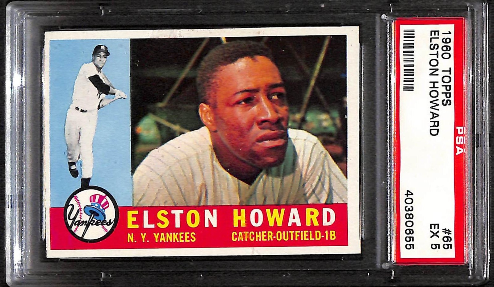 1960 Topps #65 Elston Howard PSA 5