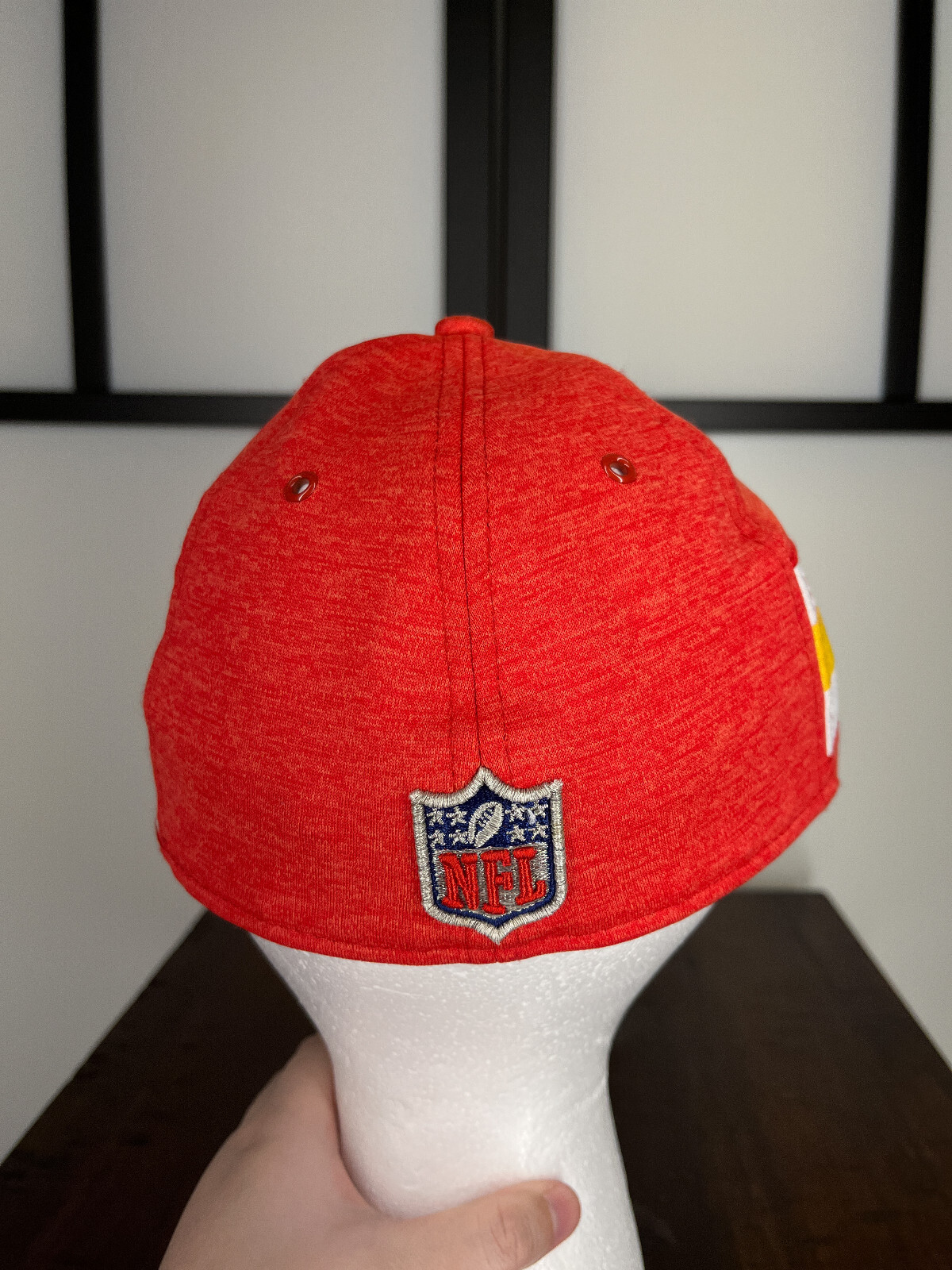 Kansas City Chiefs Hat Cap Fitted Adult 7 Red Polyester AFC West New Era 59Fifty