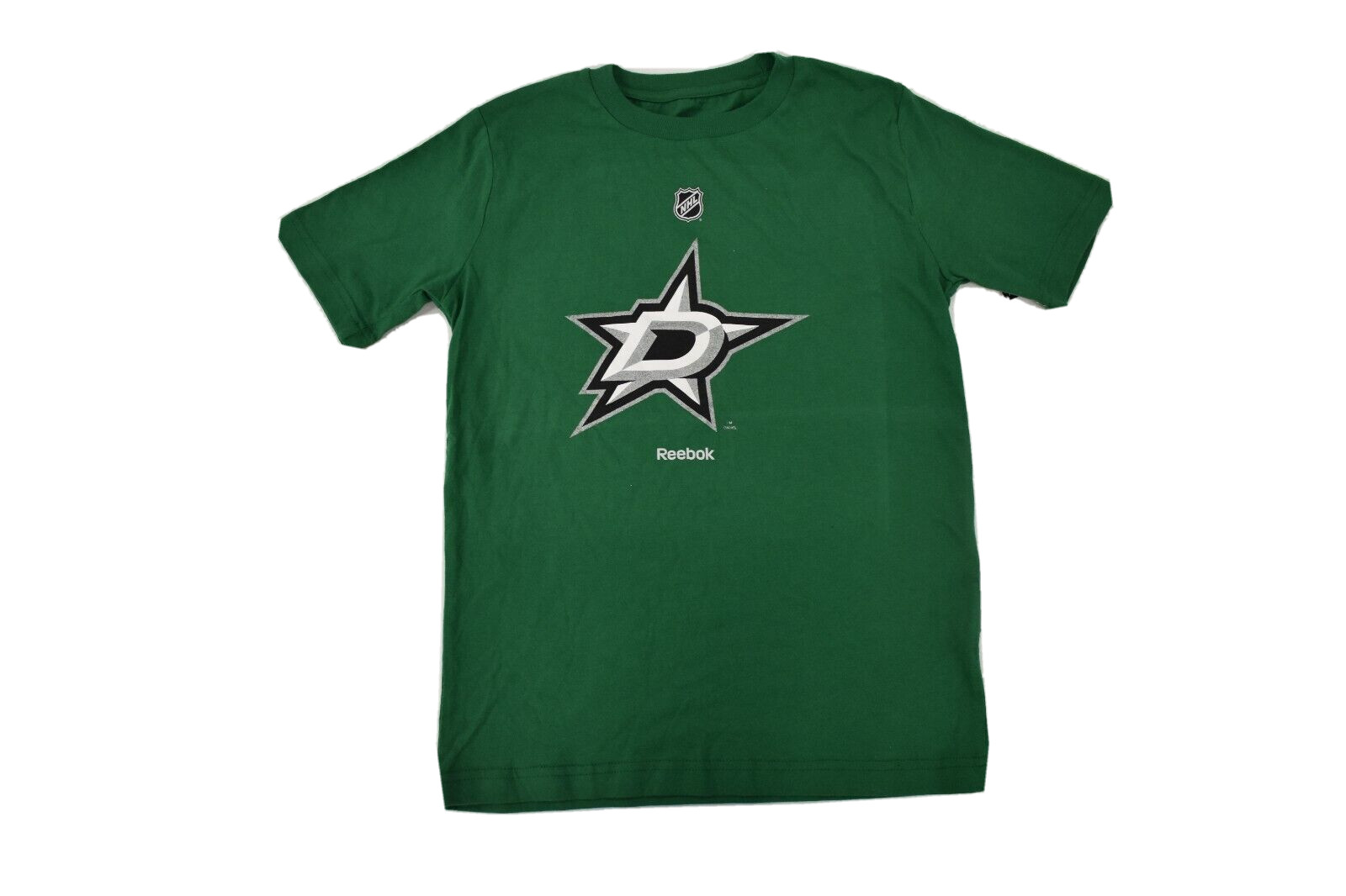 Reebok Youth Boys NHL Dallas Stars Hockey Green Shirt NWT M, L, XL