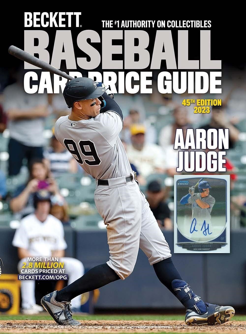 New 2023 Beckett Baseball Card Price Guide Catalog 45th Edition W AARON JUDGE