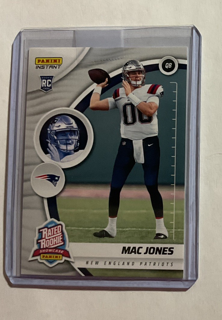 2021 Panini Instant RATED ROOKIE SHOWCASE #RS9 MAC JONES RC /1732 Patriots