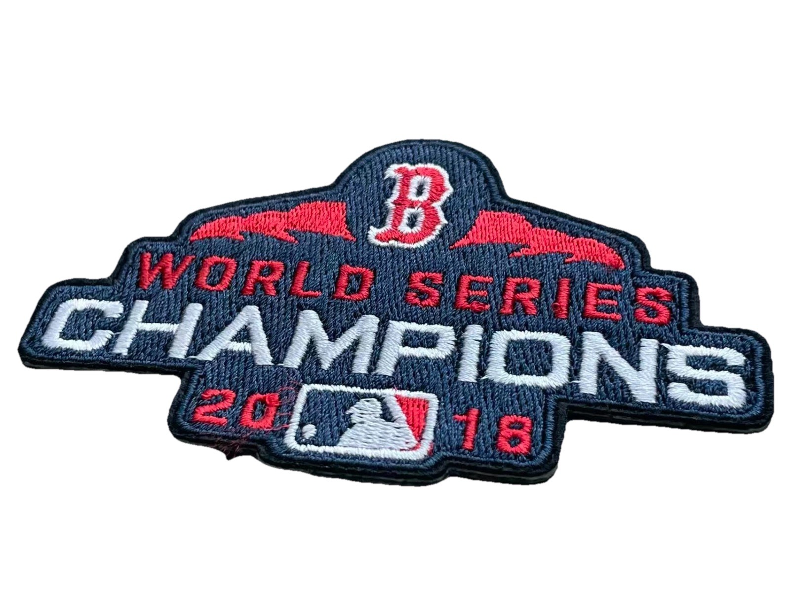 Boston Red Sox 2018 World Series Champions Patch MLB Iron On Sew On 4.5″x3″ NEW