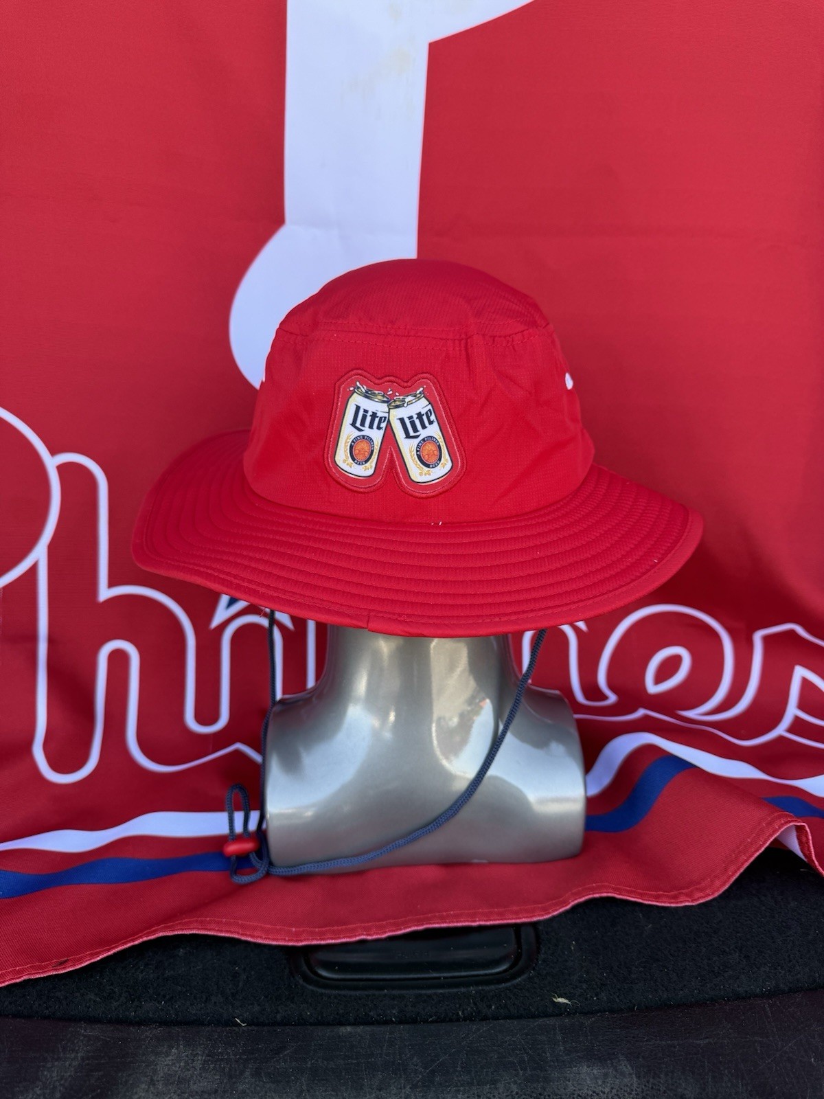 2026 PHILADELPHIA PHILLIES FLOPPY BUCKET HAT Red White Blue SGA America 250th