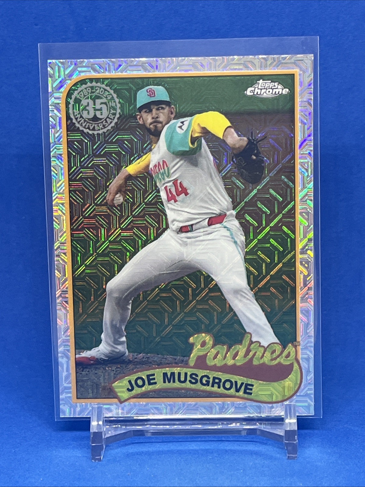 2024 Topps Update Series #T89CU-92 Joe Musgrove Silver Pack Mojo Refractor