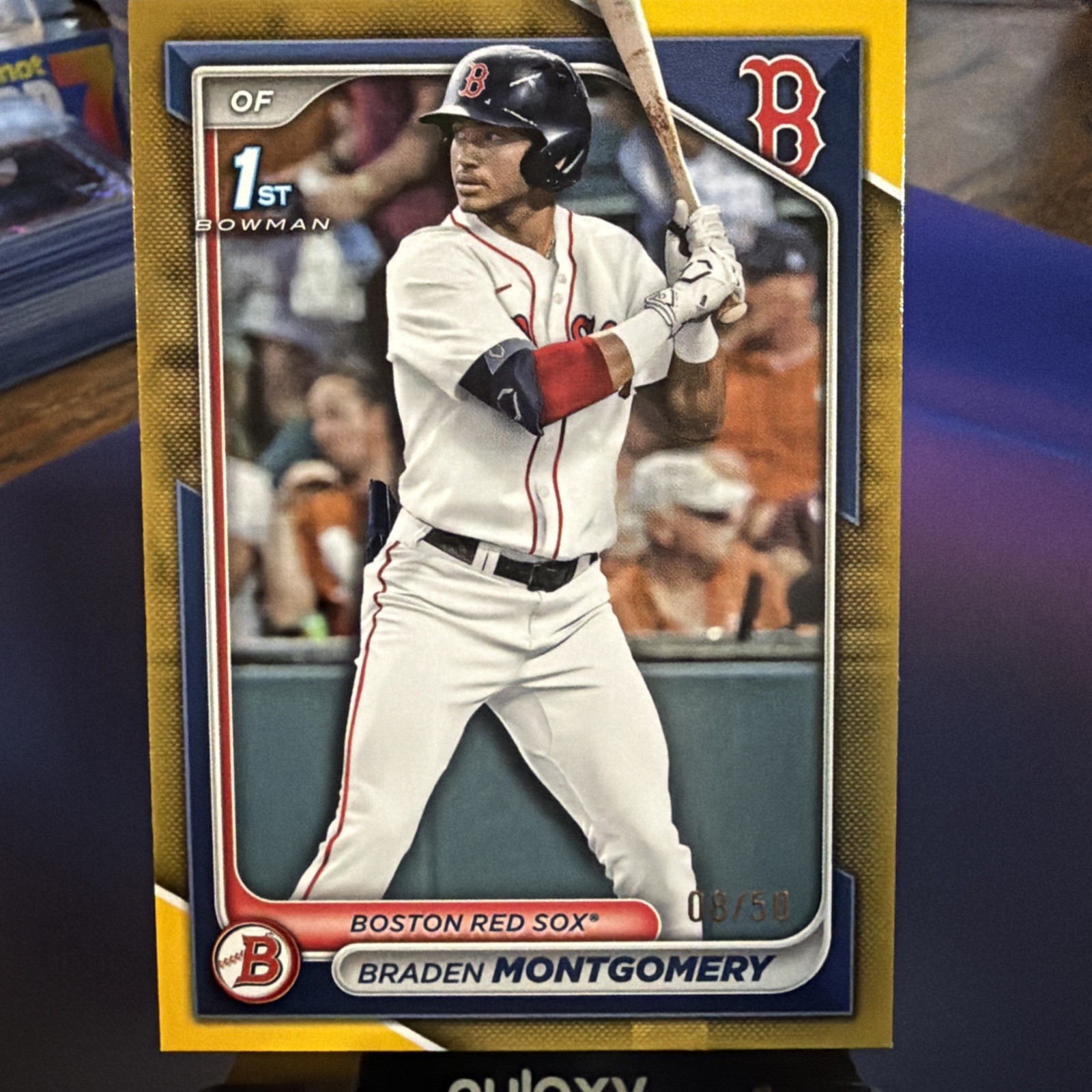2024 Bowman Draft Braden Montgomery 1st Gold Paper /50 #BD-58
