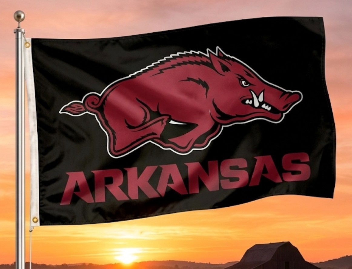 Arkansas Razorbacks FLAG/Banner. Brand new 3 Styles to pick from