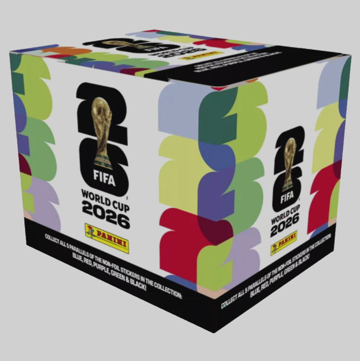 Panini FIFA World Cup 2026 Sticker Collection Box 25 Packs 199 Stickers Sealed