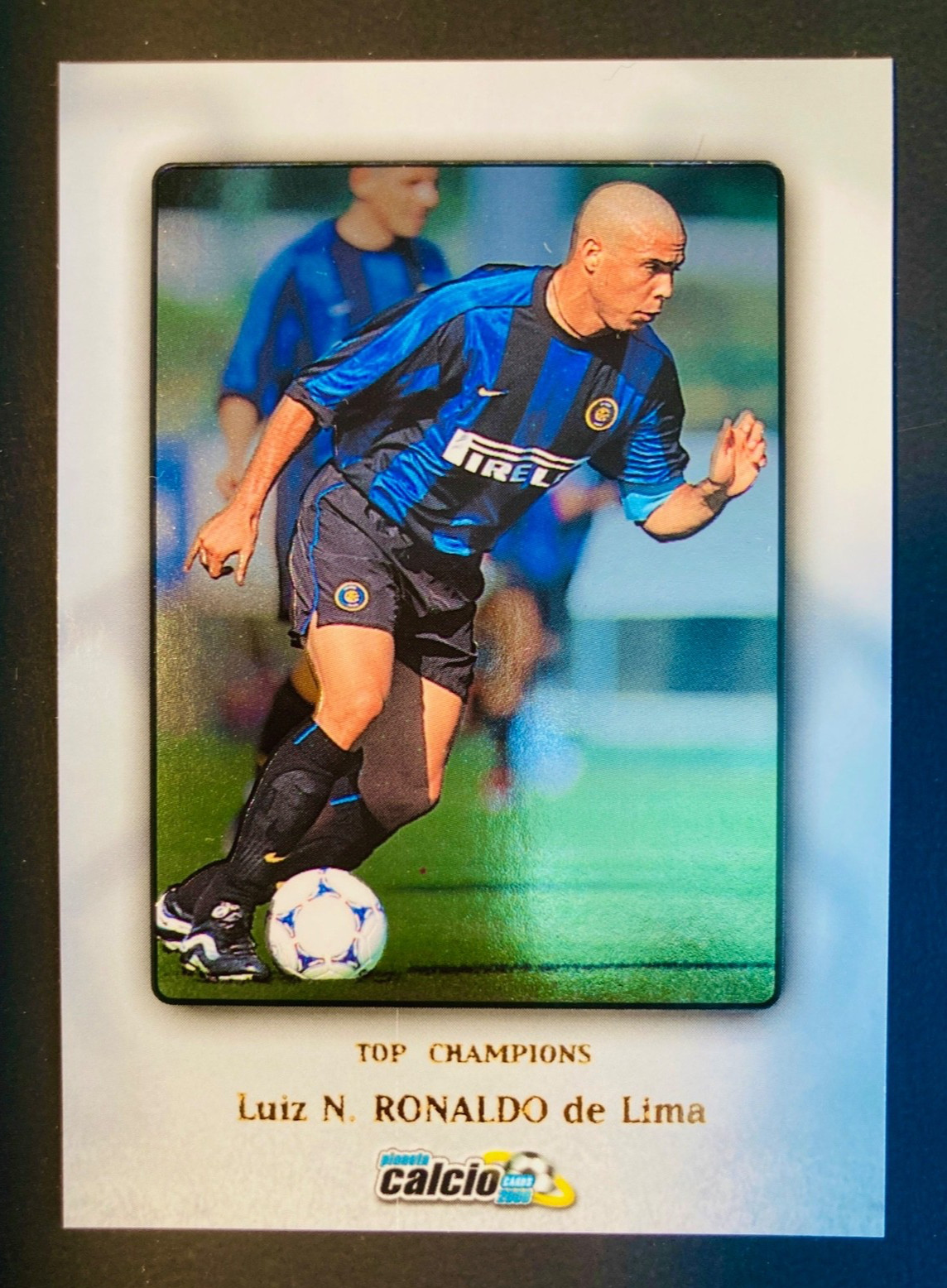 1999-00 Panini Calcio DS Top Champions #324 Ronaldo Inter Milan foil card