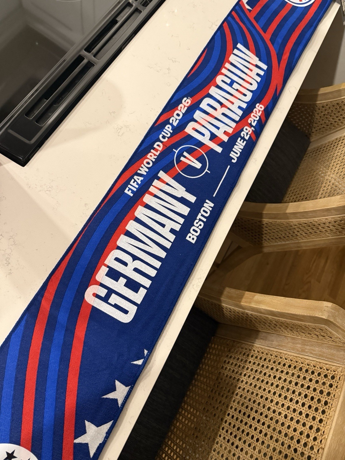 FIFA World Cup 2026 Germany Paraguay Game Day Scarf *limited* round of 32