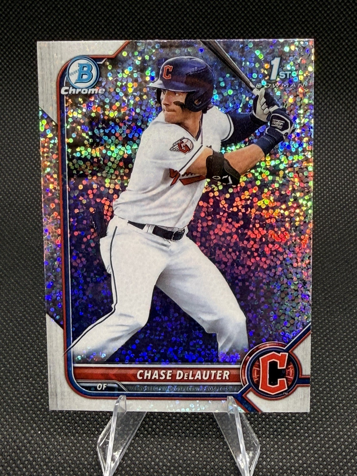 2022 Bowman Draft – Chrome Chase Delauter #BDC-49 Sparkle Refractor (RC)