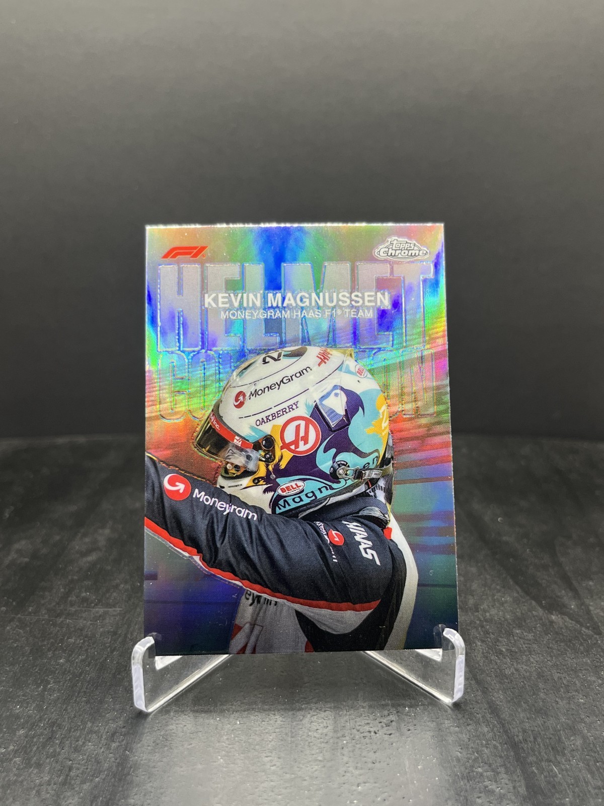 2024 Topps Chrome Formula 1 F1 Kevin Magnussen Helmet Collection #HC-12