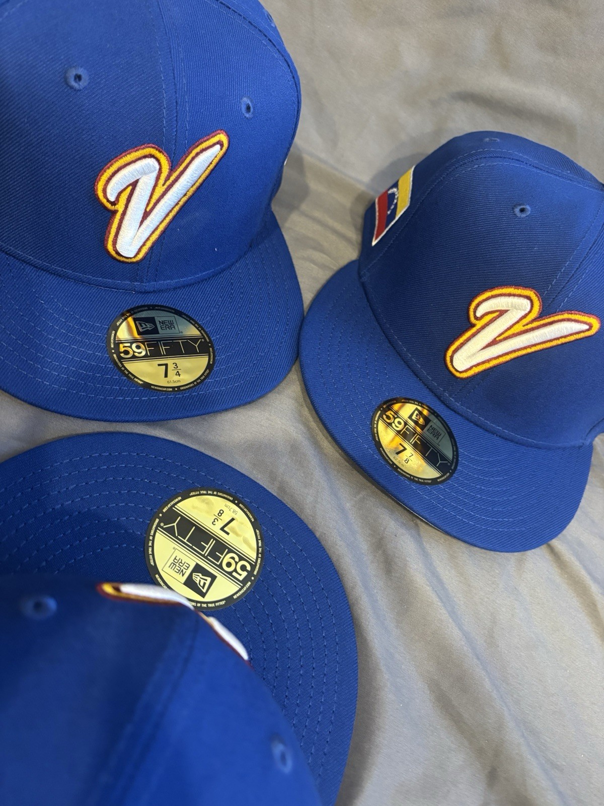 NEW ERA Venezuela 🇻🇪 World Baseball Classic 2026 BLUE FITTED CERRADA Azul HAT