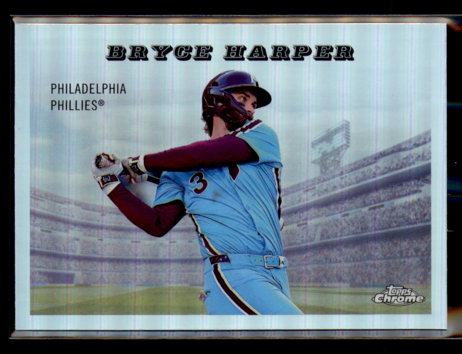2025 Topps Chrome Platinum #55RS-20 Bryce Harper 1955 Topps Rails and Sails
