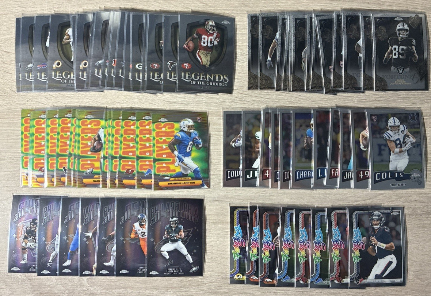 2025 Topps Chrome Football Pick Your Insert QTY SAVE 1975, Future, Legends, etc!