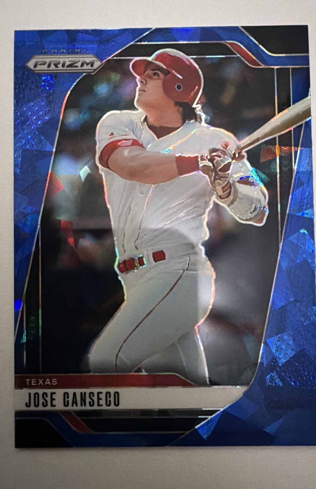 2025 Panini Prizm – Jose Canseco, Jose Canseco #147 Blue Ice Prizm