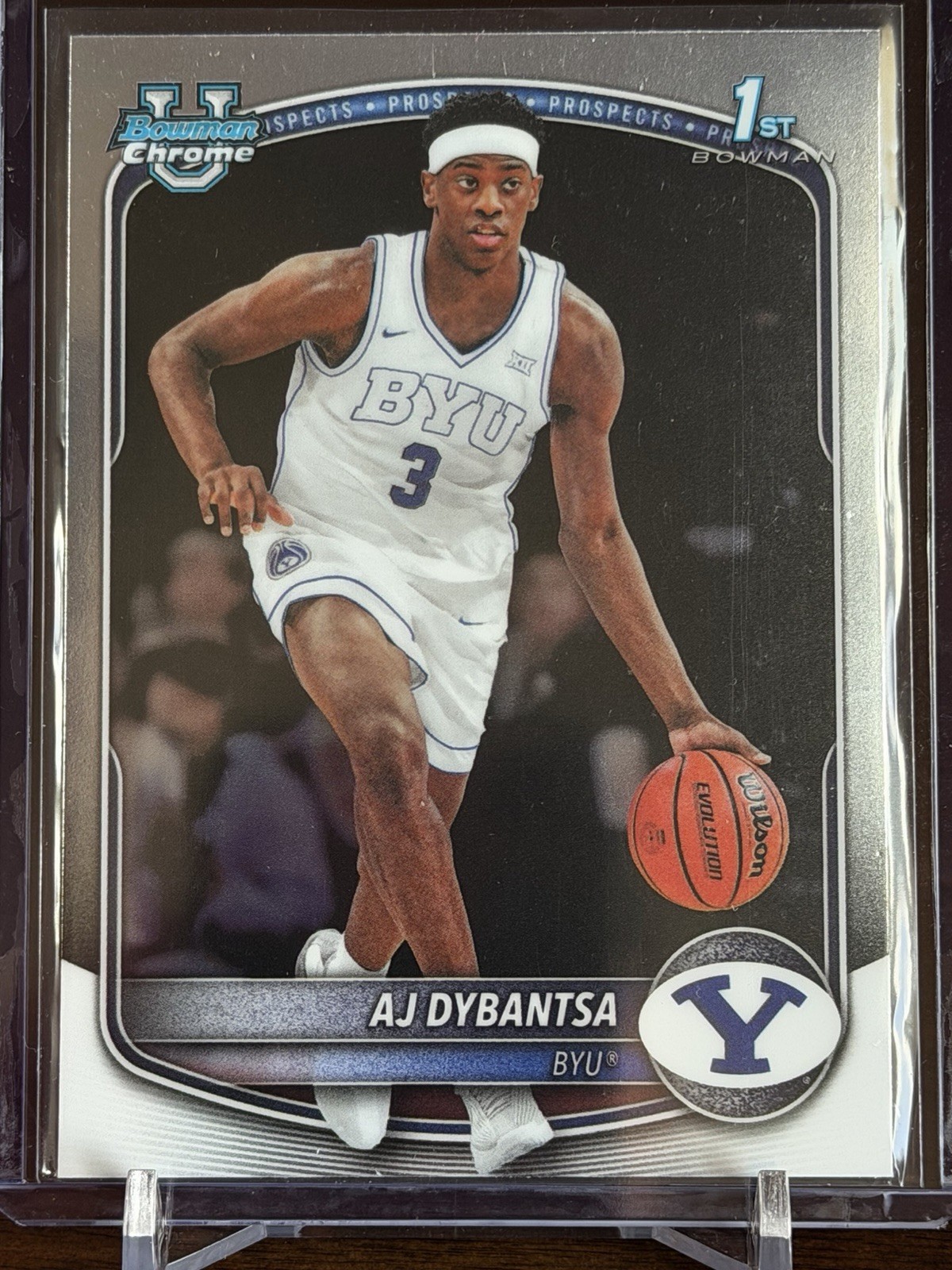 2025-26 Bowman Chrome Prospects AJ Dybantsa #BCP-1 Rookie Card BYU