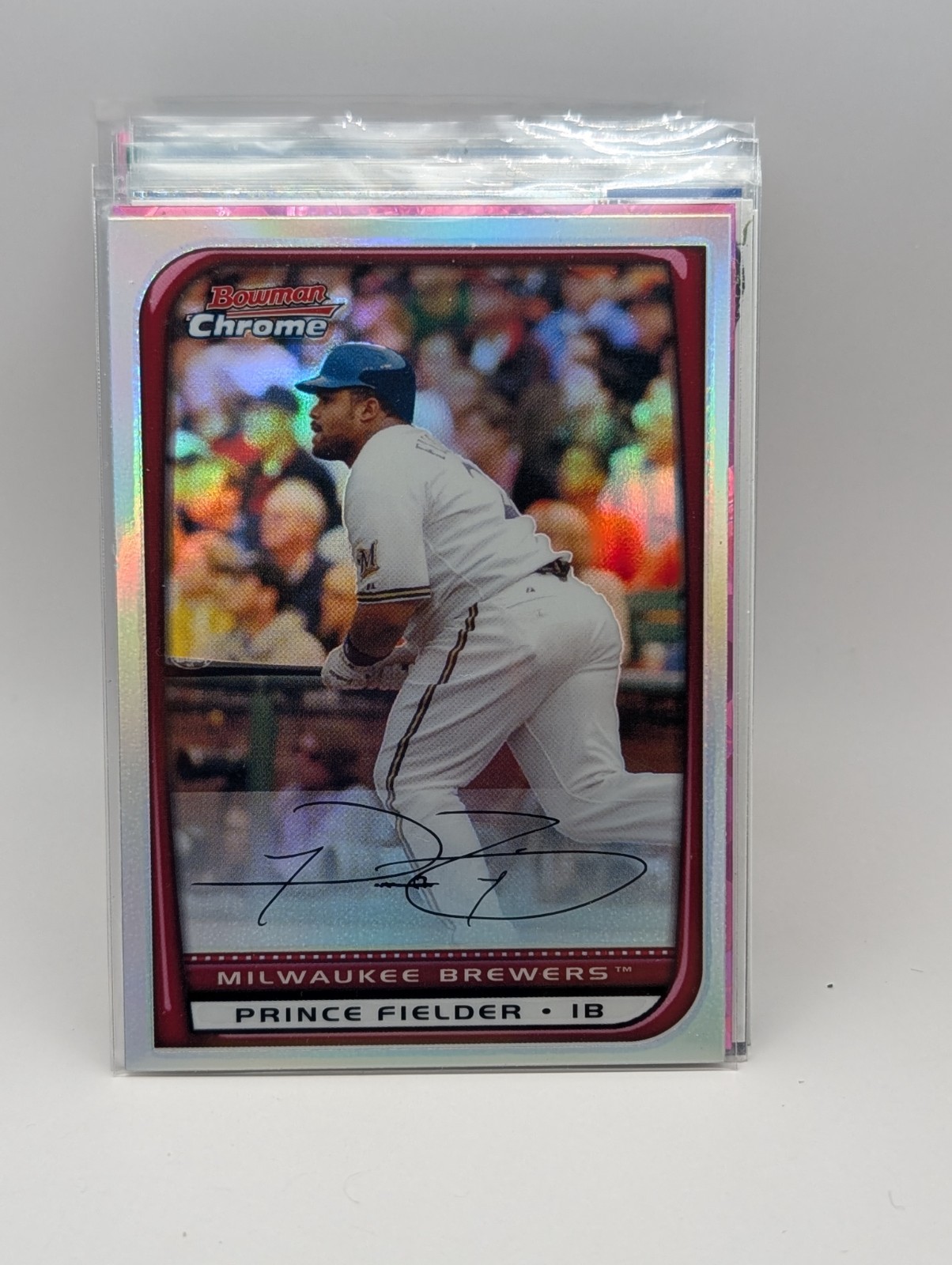 2008 Prince Fielder Bowman Chrome Refractor