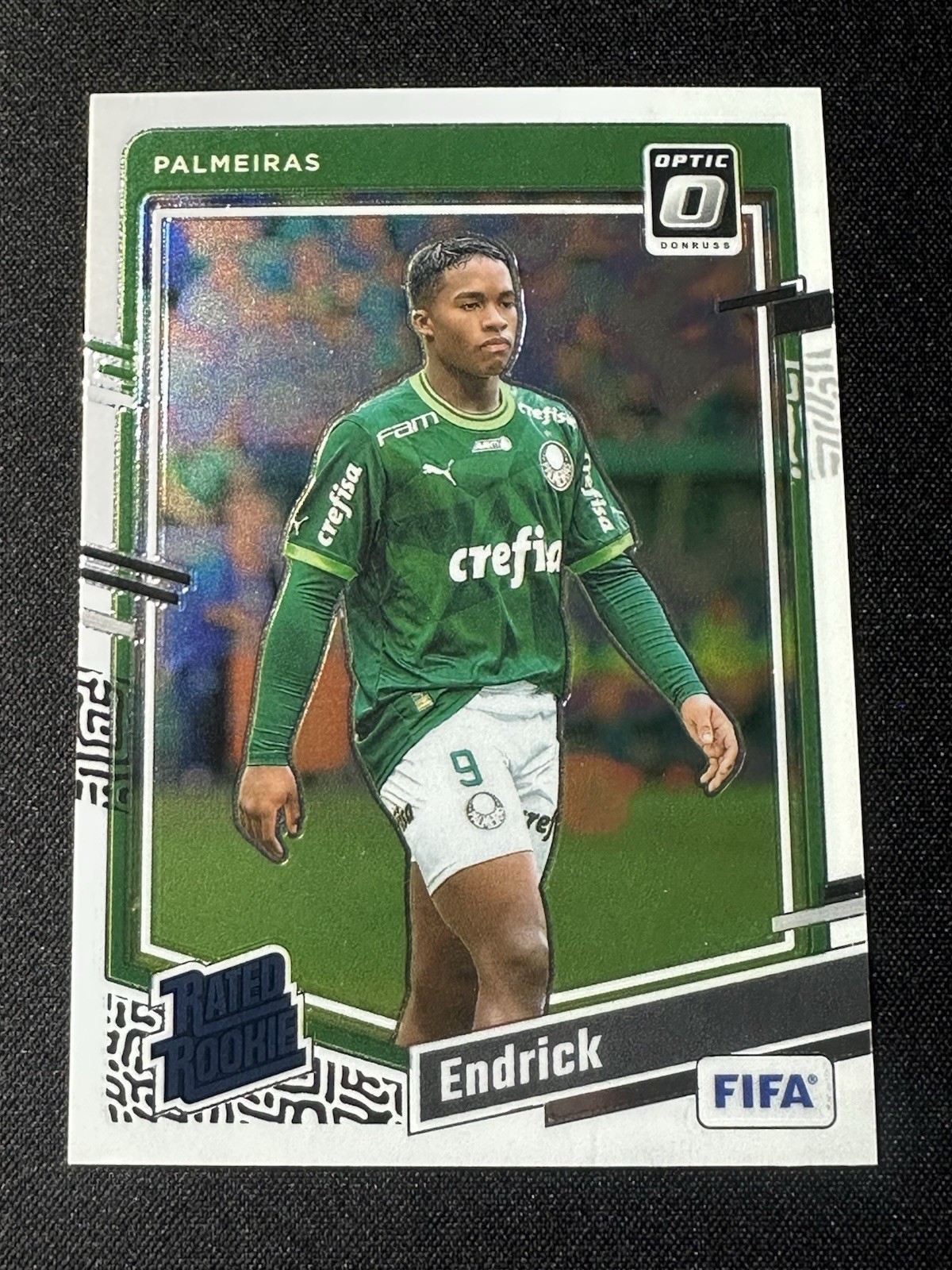 2023-24 Panini Donruss Soccer Rated Rookie Optic #176 Endrick Palmeiras