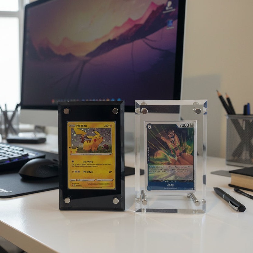 Acrylic Standing Screwdown Case Recessed Standard fits Pokemon Magic One Piece