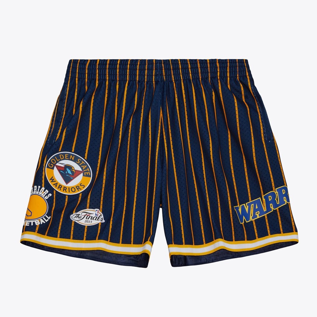 Men’s Golden State Warriors Mitchell & Ness City Collection Mesh Shorts $100