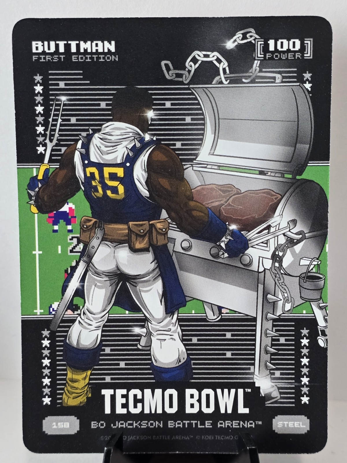 Bo Jackson Battle Arena Tecmo Bowl Buttman Steel #158 – Marion Butts