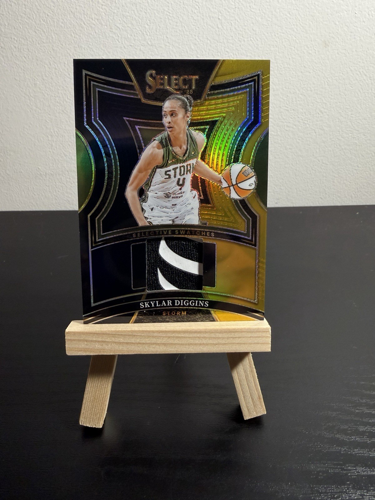 2025 Select WNBA Selective Swatch Black Gold /5 Storm