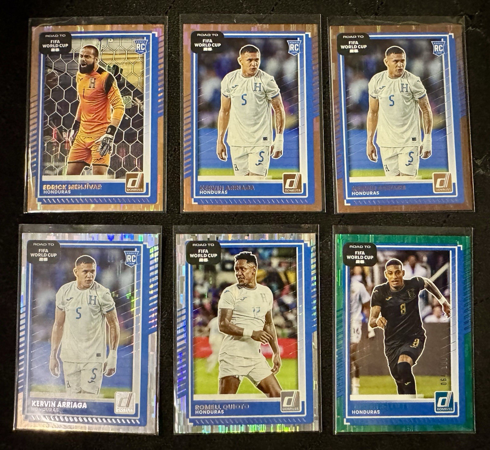 HONDURAS 17 CARD LOT – 2026 Panini Donruss Road To FIFA World Cup (RC & VETS)