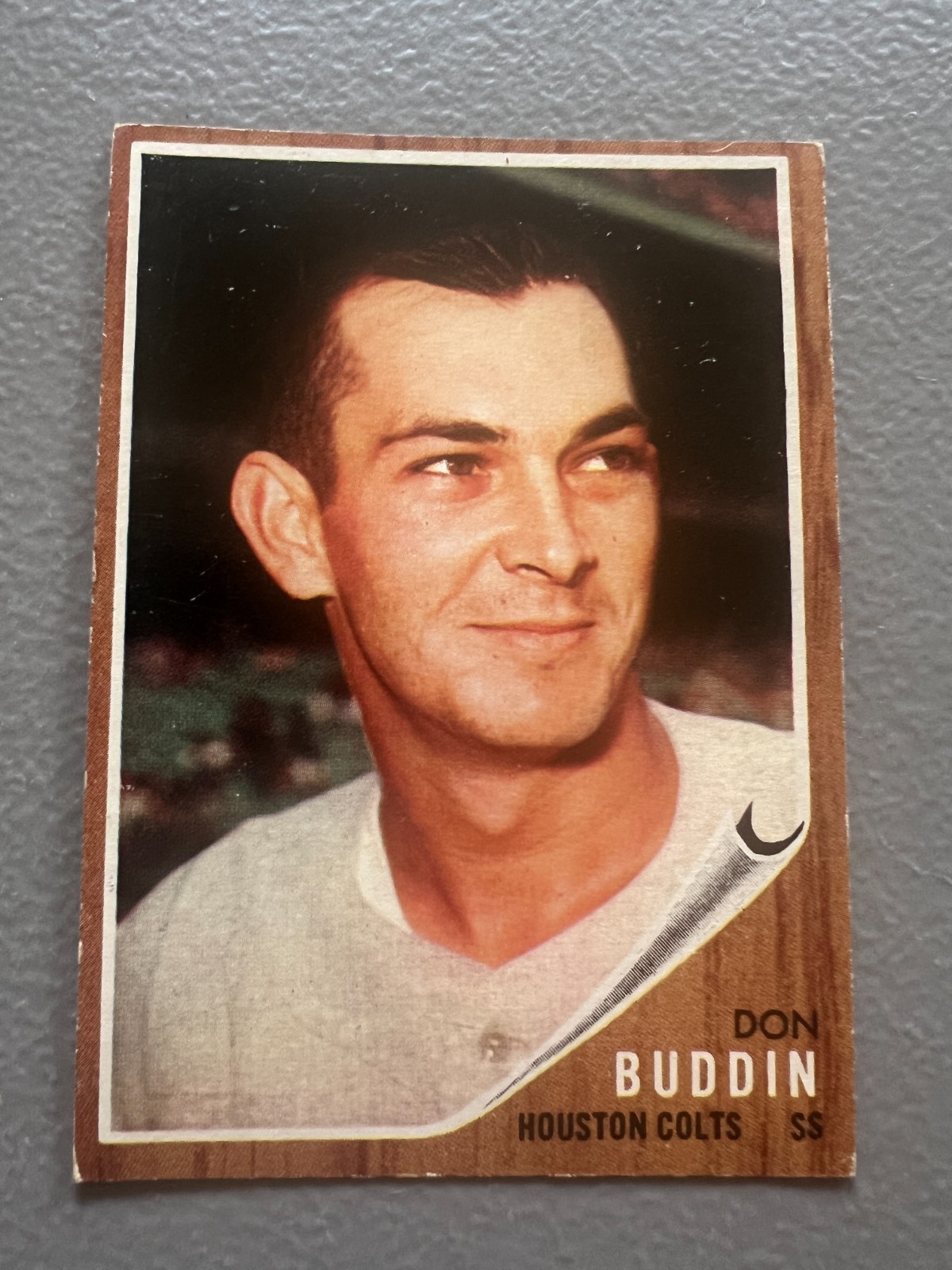 QTY: 1962 Topps Baseball – Don Buddin ( Houston Colts ) #332 – VG/EX