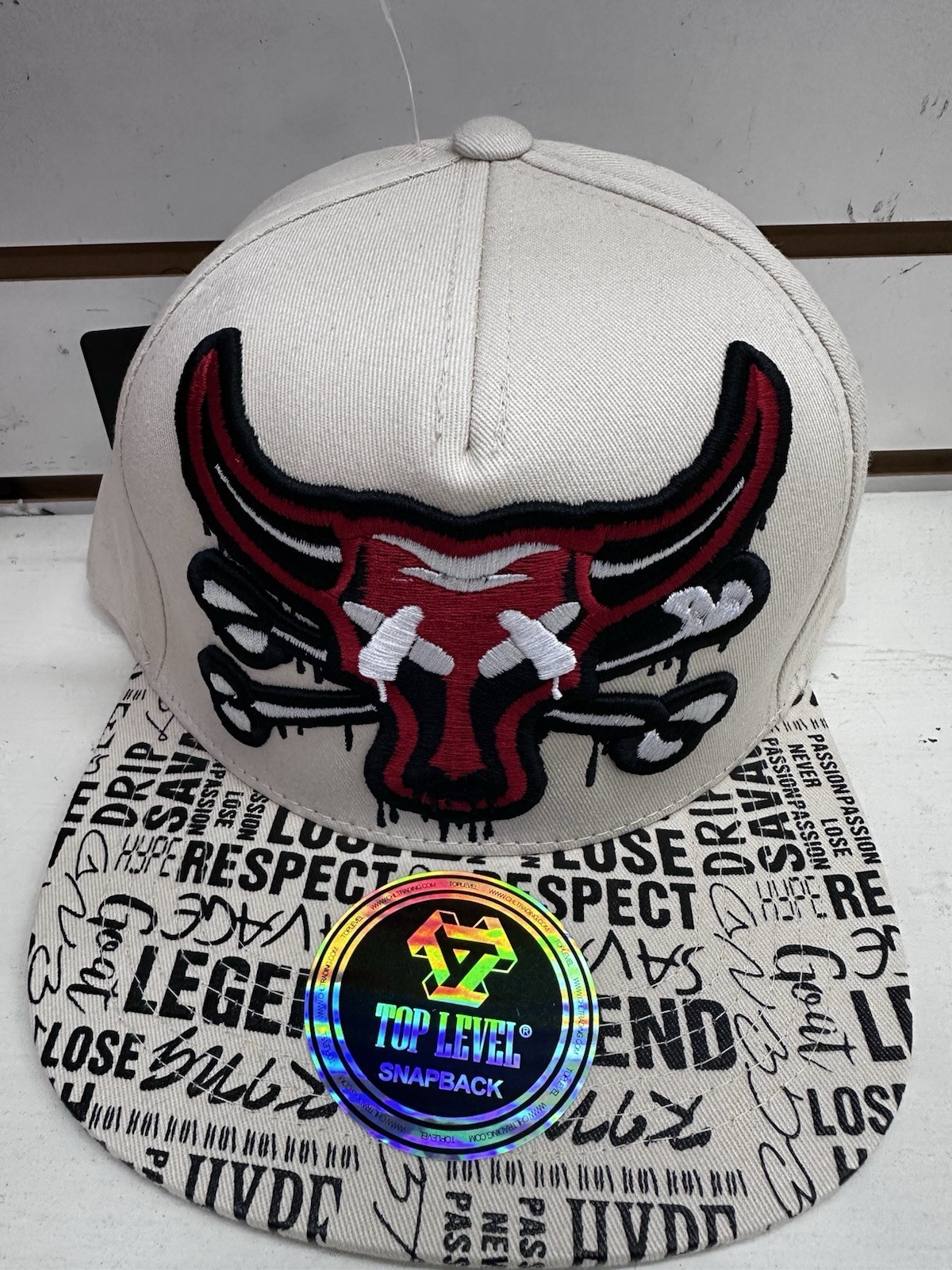 Chicago Bulls-inspired snapback hat