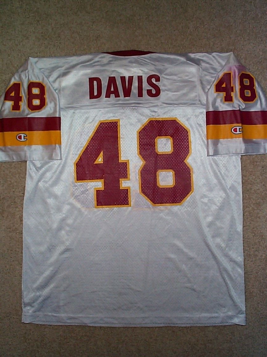 *IRREGULAR* Redskins STEPHEN DAVIS nfl VINTAGE Jersey MENS/MEN’S (L-LG-LARGE)