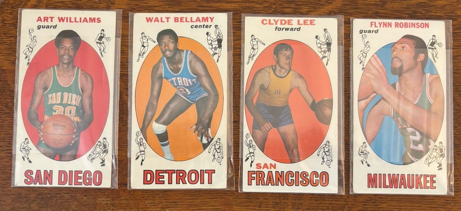 1969 Topps Basketball U Pick singles VG to EX clean