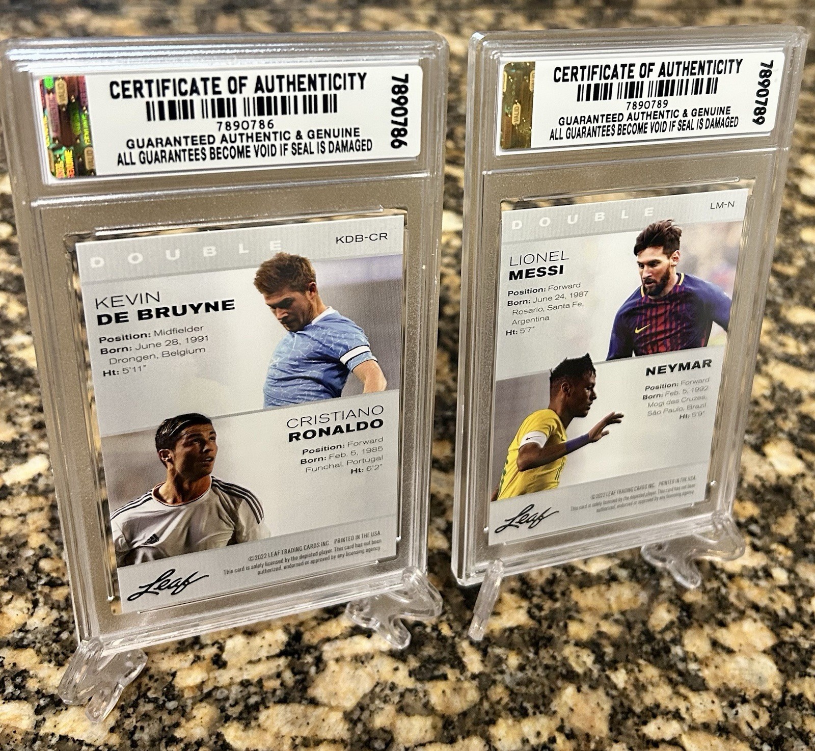 25 Card Lot 2004-22 LIONEL MESSI/PELE/CRISTIANO RONALDO Rookie GRADED GEM-MT 10