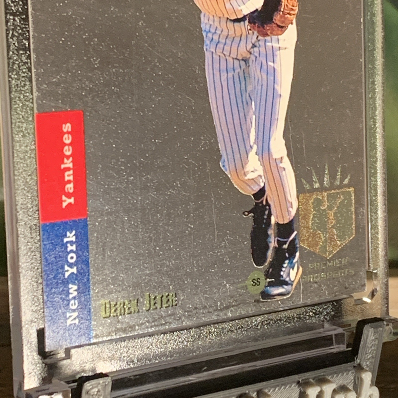 1993 UD SP DEREK JETER Premier Prospects Foil #279 w/ Case Rookie RC Centered! *