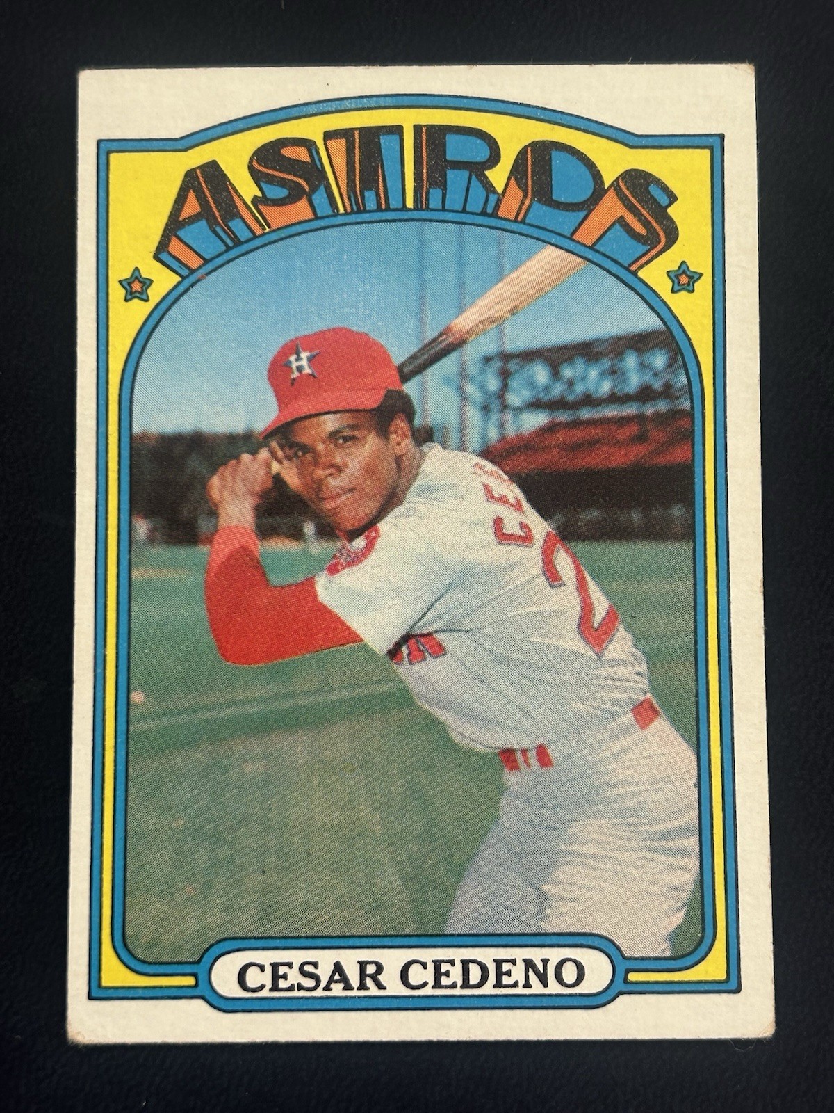 1972 Topps Cesar Cedeno #65 – Houston Astros – EX