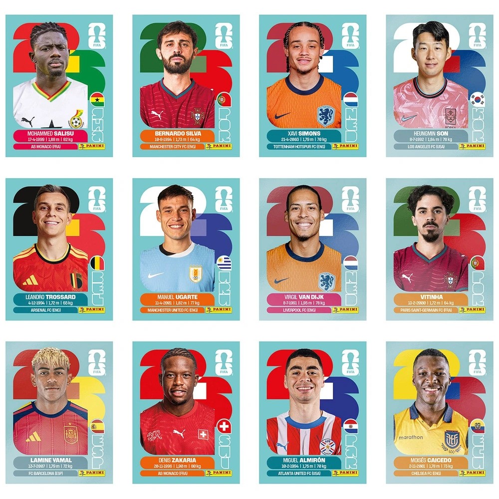 2x In-stock FIFA World Cup 2026 Official Sticker Collection (Box of 50) HOT New