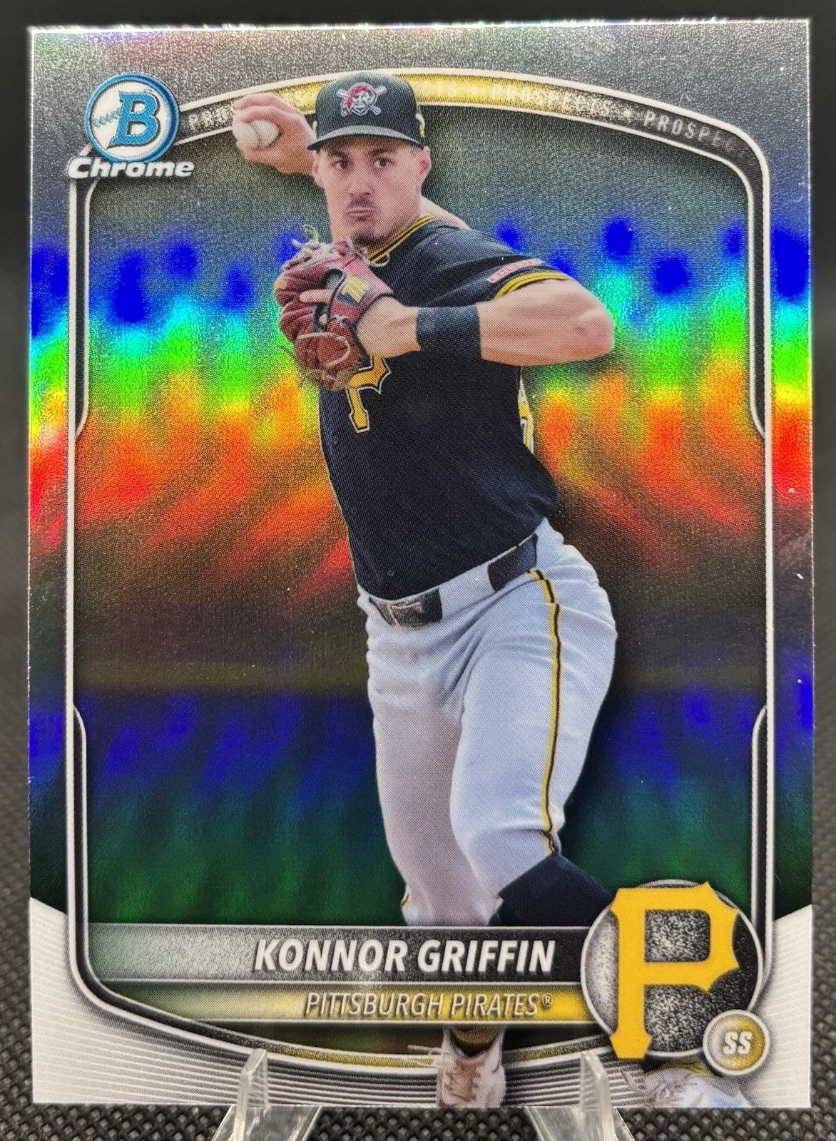 Konnor Griffin 2025 Bowman Draft Refractor Pittsburgh Pirates