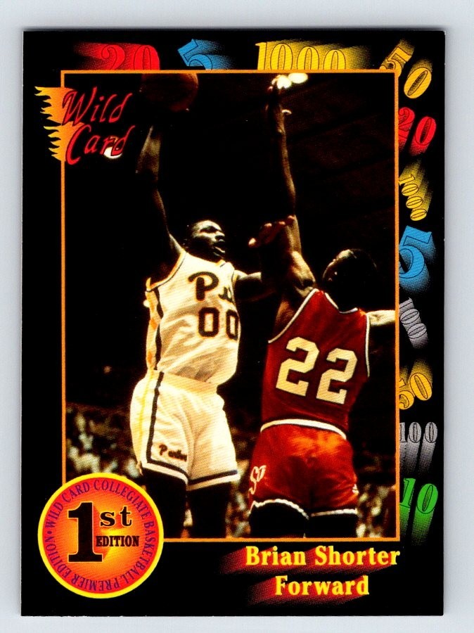 1992 Wild Card Collegiate – Brian Shorter #34 (RC)