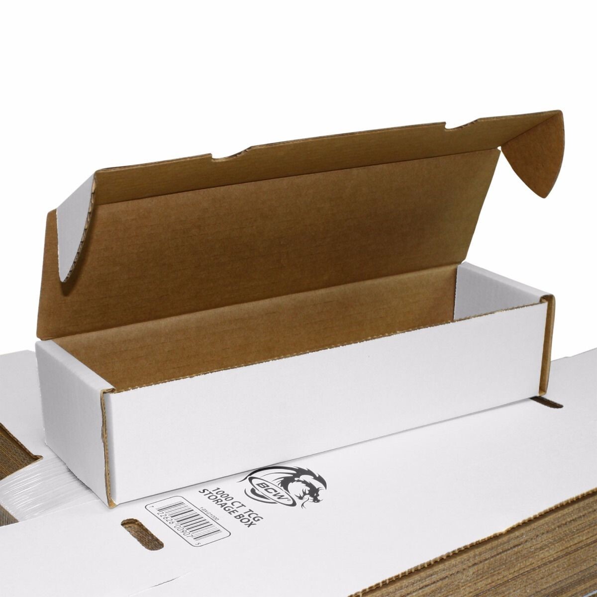 6 BCW Cardboard Card Boxes 1000 Count Hold Baseball Trading MTG Gaming Storage