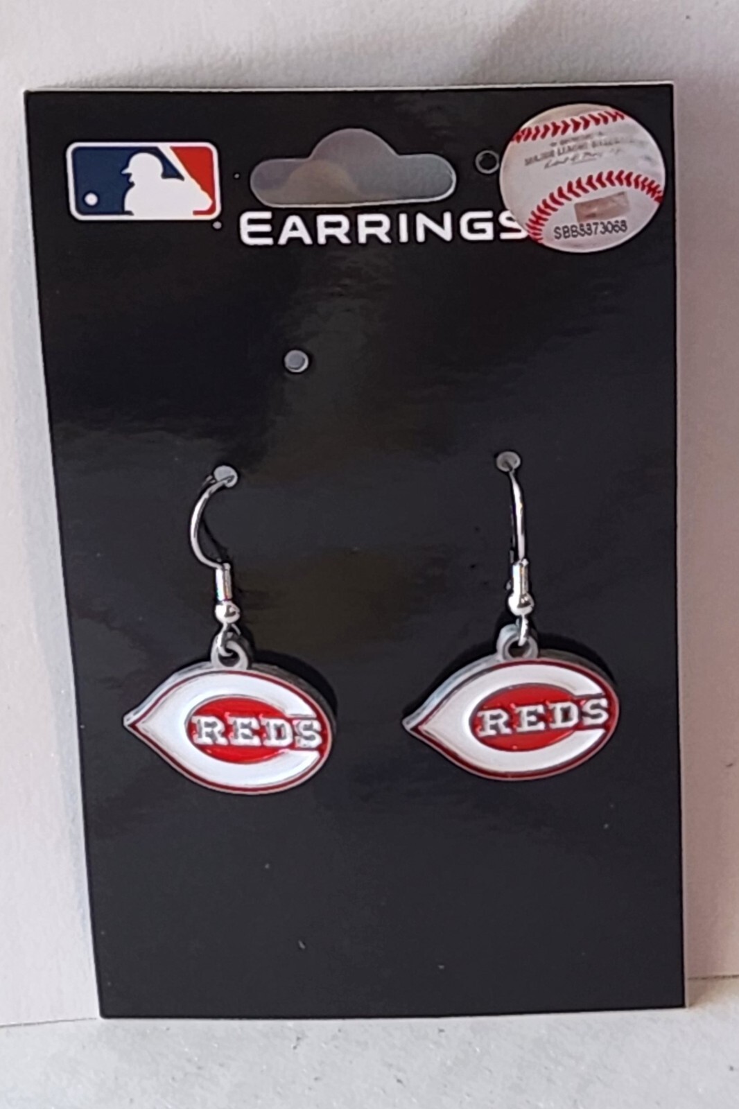 Cincinnati Reds Dangle Earrings (Zinc) MLB Licensed Baseball Jewelry